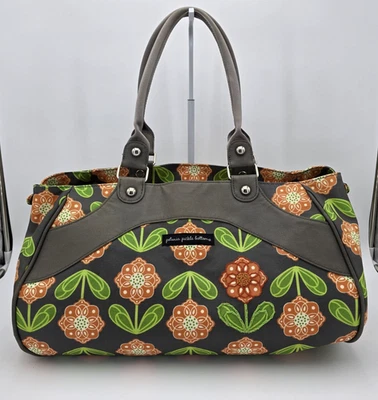 Petunia Pickle Bottom Tote Bag Wistful Weekender Diaper Floral Glazed Shoulder - Image 1 of 4