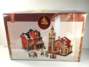 Nikolausplatz Schule & Kirche Weihnachtsdorf Set - Bild 1 von 14