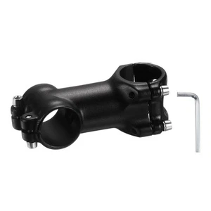 31.8mm Bike Stem 7 Degree 70mm Bicycle Handlebar Stem for MTB, Shiny Silver - Picture 1 of 7