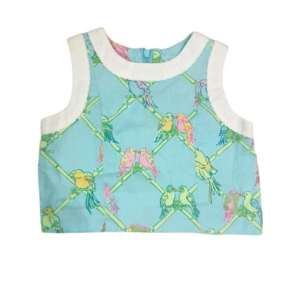 Camiseta sin mangas Lilly Pulitzer niñas talla 5 Parrot Foto 1 de 4
