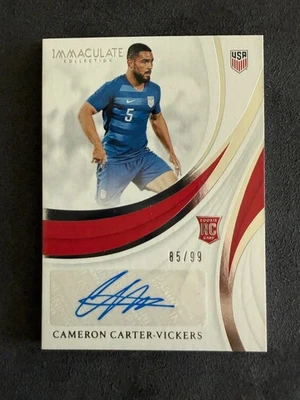 2018-19 Panini Immaculate - Rookie Auto /99 Cameron Carter-Vickers #RA-CCV - Image 1 of 2
