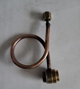Live Steam Boiler Banjo Pressure Gauge Syphon Assy. 3/16"x40 TPI ME Thread - Picture 1 of 4