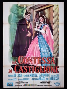 LA CONTESSA DI CASTIGLIONE Plakat Poster Yvonne De Carlo Marchal 60 - Bild 1 von 2