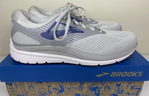 Brooks Womens Addiction 14 Oyster Alloy Marlin Running Shoes SZ 11 Narrow - Picture 1 of 10