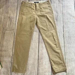 Polo Ralph Lauren Chino Baumwollhose Damen Größe 4 gerades Bein beige khaki - Bild 1 von 9