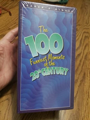 The 100 Funniest Moments of the 20th Century 3 VHS Tapes Boxed Set New Sealed  - Image 1 of 4