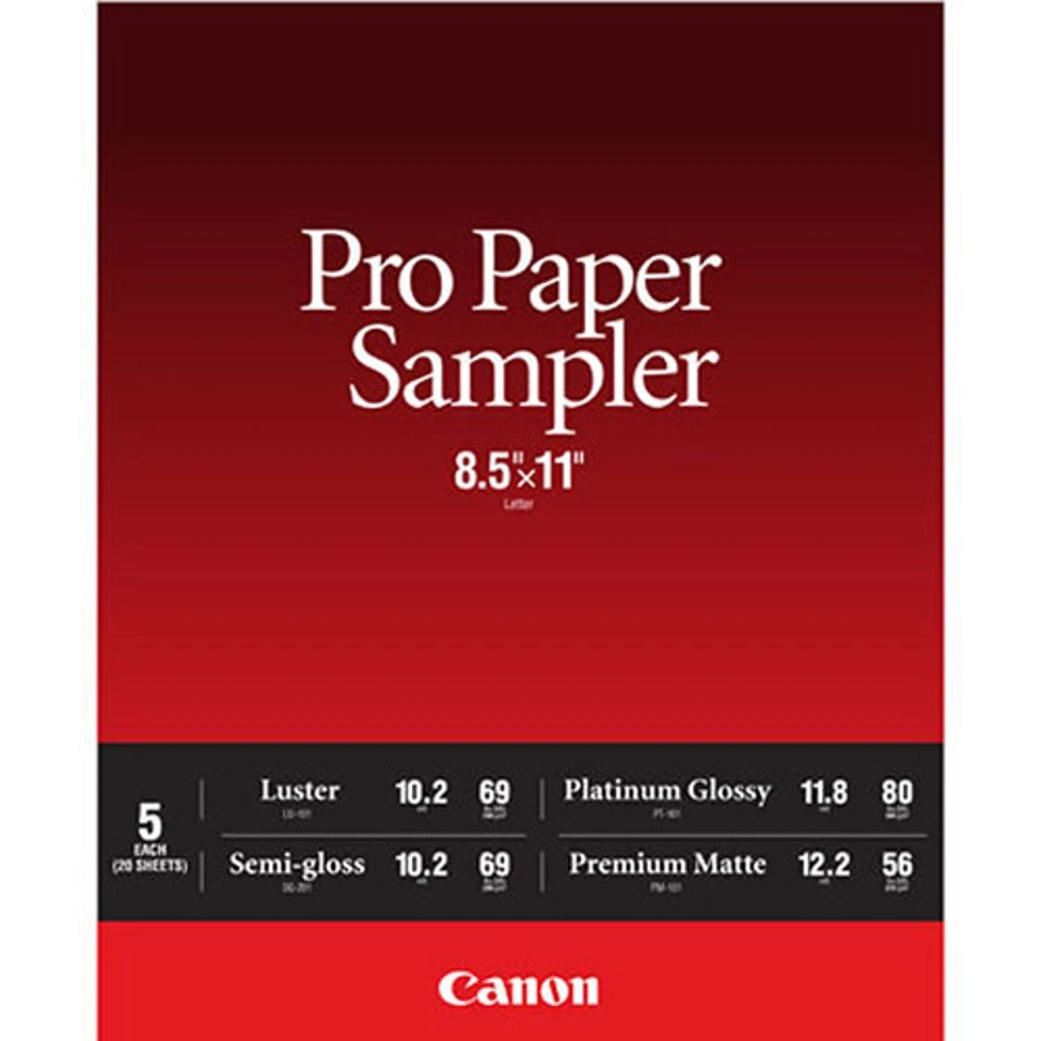 Canon Canon Pro Paper Samples Pack 8657B012 - Image 1 of 3