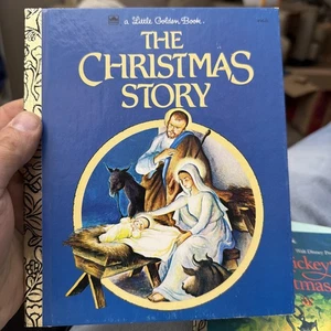 VTG The Christmas Story #456-15 A Little Golden Book "A" Edition 1952 - Picture 1 of 6