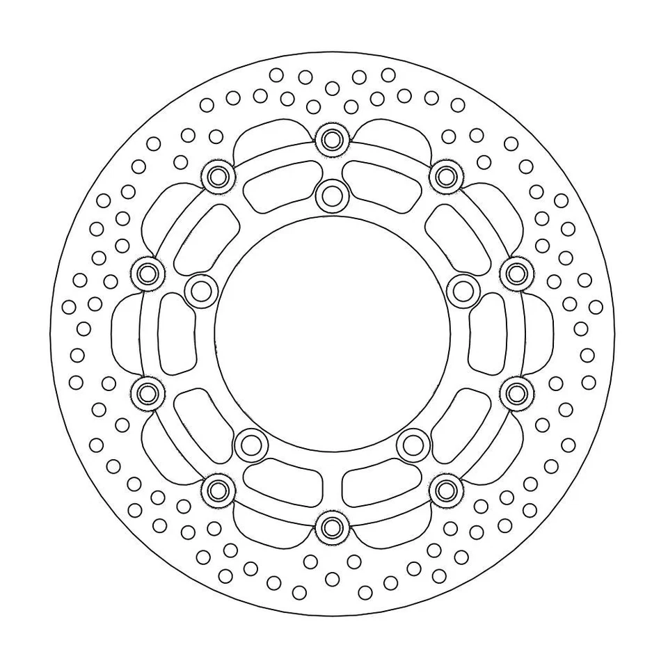 Disque de frein flottant série Halo MOTO-MASTER 290 mm 112133 - Photo 1/1