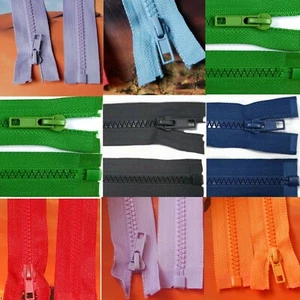 35-118 cm Reißverschluss Kunststoff Plastik Zipper teilbar Jacken viele Farben - Bild 1 von 56