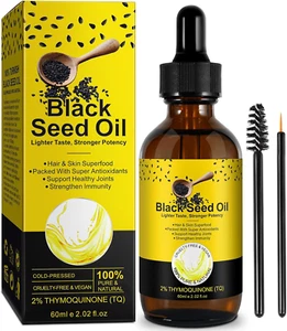 Black Seed Oil,Olio Di Cumino Nero,Olio Di Semi Neri,Naturale Al Spremuto a Fred - Foto 1 di 12
