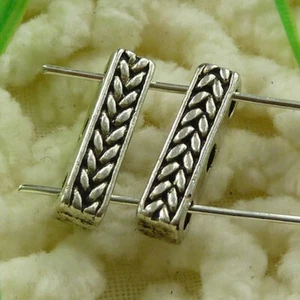 Envío gratuito 225 piezas espaciadores bonitos plata tibetana 15X4MM S1393 (para pulseras) - Imagen 1 de 6