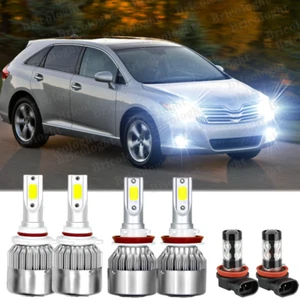 Kit de faros LED combo para Toyota Venza 2009-2016 + luces antiniebla 6500 k - Imagen 1 de 12
