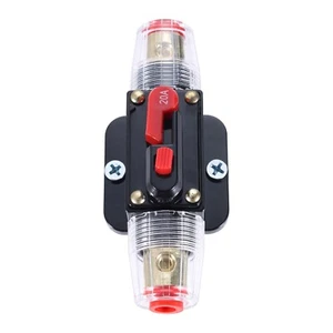 20A Car Circuit Breaker Vehicles Boat Fuse Holder with Manual Reset 12V-48V DC - Picture 1 of 20