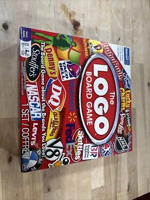 Spin Masters The Logo Board Game 2nd Edition 12+ 2-6 Players Iconic Companies - Image 1 of 2
