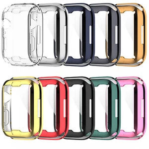 For iWatch S7 41mm 45mm Watch Protective Shell Watch Case TPU Rubber Cover Case - Photo 1 sur 32