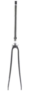 Horquilla de carretera Whisky Nº 7 carbono QR cónica 1 1/8" 45 offset negro mate 700c - Imagen 1 de 12
