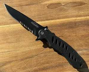 Remington Sportsman Series Pocket Knife Frame Lock Combo Edge Blade - Picture 1 of 2