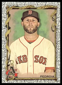 2023 Topps ALLEN & GINTER DUSTIN PEDROIA Foil Filigree #188 RED SOX - Picture 1 of 2