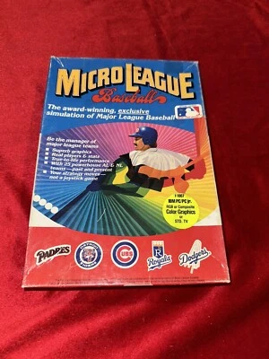 1984 Micro League Baseball MLB Simulation Game VTG IBM Disk - Image 1 of 3