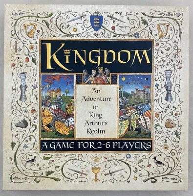 Kingdom: An Adventure in King Arthur's Realm - Board Game - Highbury Games 1990 - Image 1 of 4