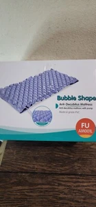 Bubble SHAPE #FU-AM001L Nylon Coated PVC ANTI DECUBITUS AIR MATTRESS w/ PUMP - Picture 1 of 5