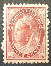 Canada Sc#69 MINT VF LHR CV $125 Queen Victoria Maple Leaf Issue Scott