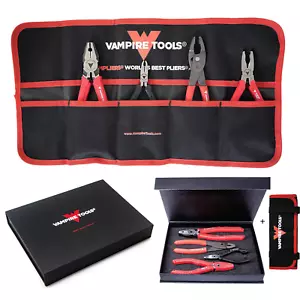 VAMPLIERS 4 piezas Extractores de Tornillos con Bolsa, Herramientas Regalo para Hombres VT-001-S4APGS - Imagen 1 de 20