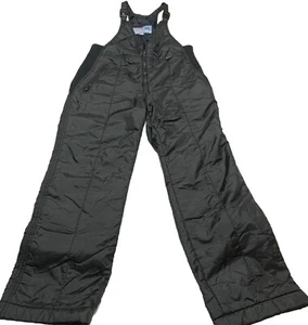 Ski Moves Women's Large Black Insulated Ski Suit Jumper Snow Bib Overall Ladies - Picture 1 of 17