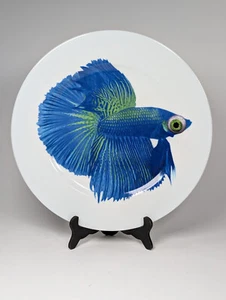 Vintage Ikea Katie Eary Betta Fisch Abendessen/Servierplatte 12,5" Platte Tablett - Bild 1 von 10