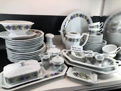 Rosenthal Maria pansies➡️PARTS to choose from➡️Porcelain classic rose - Image 1 of 4