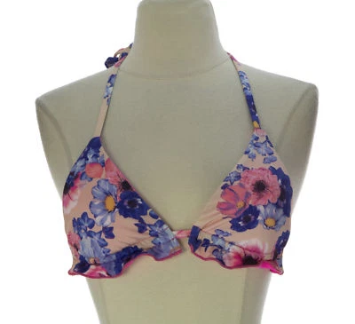 Top de bikini de anguila eléctrica con estampado floral pop para mujer ZINKE $66 NUEVO Foto 1 de 2