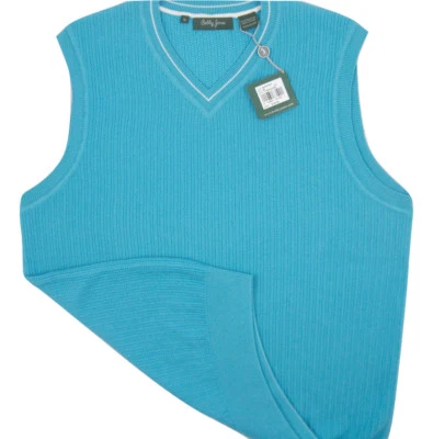 New $135 Bobby Jones Collection Vest!  Red Blue Green Orange Purple  Cotton  - Image 1 of 4
