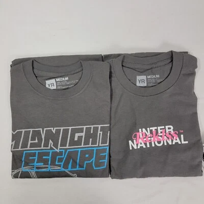 Young & Reckless LOT OF 2 Tee Shirts Size Medium M Racing Gray Long Short Sleeve - Image 1 of 4