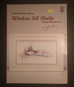 Jewels Of The Sea Collection Windowsill Shells Original Watercolors By Janet Pow - Picture 1 of 3