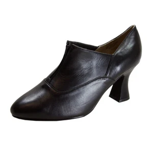 👠 PEERAGE Silvia Women's Wide Width Louis-Heel Leather Dress Pumps 👠 - Picture 1 of 6