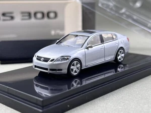 Model1 1:64 Silver GS300 Luxury Sedan Sports Model Metal Diecast Car - Picture 1 of 7