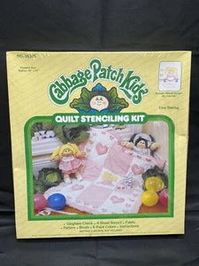 Cabbage Patch Kids Quilt Stenciling Kit My Little Girl #26205 Original Plastic - Picture 1 of 7