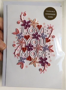 1 Hallmark Card Quilling Valentine's Day Love You More and More Each Year - Picture 1 of 8