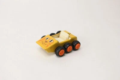 Vintage Buddy L Tin CAT Car 6 wheels 1:64 Scale 3" - Incomplete for parts AS IS - Image 1 of 4