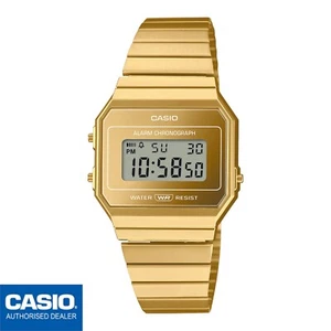 CASIO A700WEVG-9AEF⎪A700WEVG-9A⎪ORIGINAL⎪Vintage ICONIC⎪DORADO⎪GOLD - Imagen 1 de 4