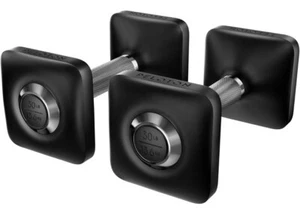 Peloton 30lb Dumbbells w/ Urethane Coating & Non-Slip Grip Weights Pair Set 2 - Picture 1 of 1