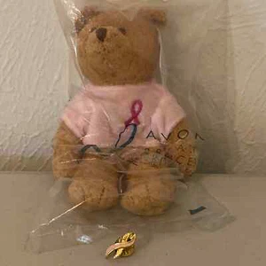 Avon Brustkrebs Kreuzzug Bär und Avon Pin - Bild 1 von 4