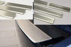 SET für RENAULT TRAFIC 3 Ladekantenschutz Einstiegsleisten ABKANTUNG AluNox® - Bild 1 von 6