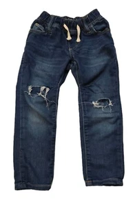 Gap Kids Distressed Denim Joggers Pants Size XS Regular Stretch - Picture 1 of 10