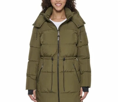 ¡NUEVO CON ETIQUETAS! Chaqueta acolchada DKNY para mujer talla XL Foto 1 de 4