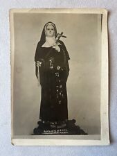 Antique Old Mexican Photo Photograph SANTA RITA DE CASIA VIRGIN VIRGEN 1930's