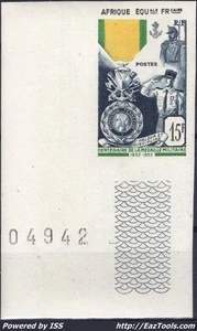 AEF MEDAILLE MILITAIRE N°229 EN CDF NON DENTELÉ NEUF ** SANS CHARNIERE - Picture 1 of 2