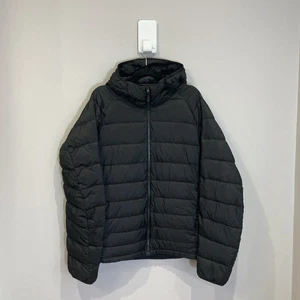 Uniqlo Ultra Light Down Jacket Mens Medium Puffer Black With Bag - Picture 1 of 13