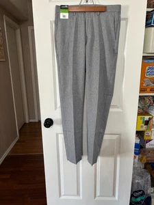 Pantalones Haggar Para Hombre Cómodos Rendimiento Elastizados Calce Recto, Gris, Talla 30x32 - Imagen 1 de 12